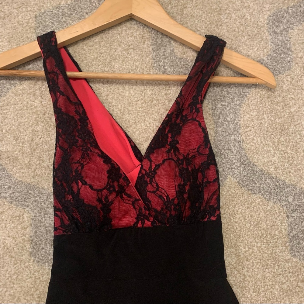 Black mini cocktail dress